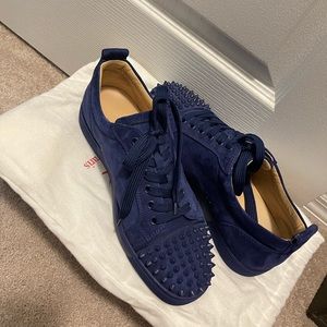 Blue Louboutin Shoes